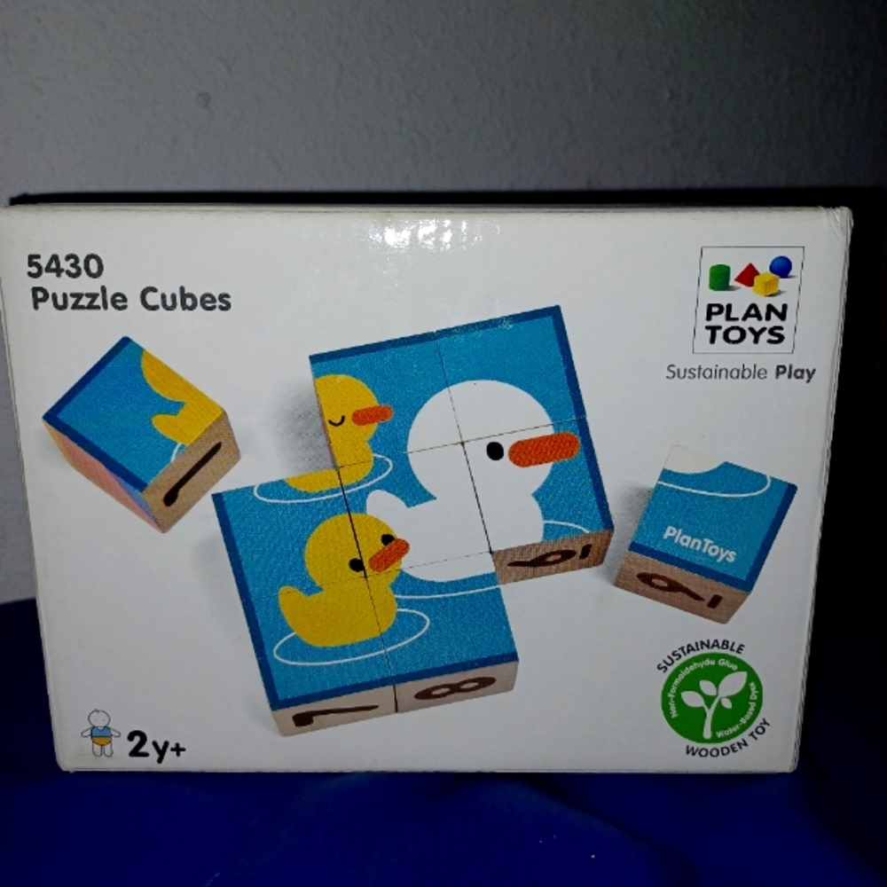 Plan Toys Puzzle Cubes